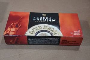 lot 209 image: 20 Federal Premium .338 Lapua 250 Gr Sierra Matchking BT HP Ammo