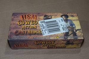 lot 218 image: 20 HSM Cowboy Action .45-70 Govt 405 Gr RN FP Lead Ammo