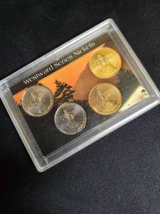 lot 7 image: Westward Series Nickels Collector Set in Plastic Case