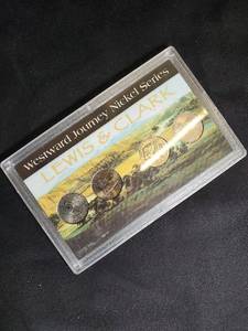 lot 11 image: Westward Journey Nickel Series Lewis & Clark Coin Set