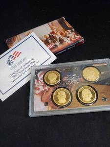 lot 44 image: United States Mint Presidential $1 Coin Proof Set with Certificate