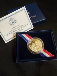 lot 68 image: 2008 Bald Eagle Commemorative Proof Silver Half-Dollar with COA