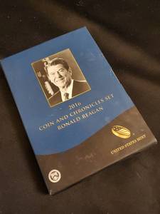 2016 Ronald Reagan Coin and Chronicles Set