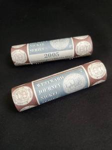 lot 81 image: 2005 Westward Journey Nickel Series US Mint Rolls
