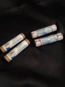 lot 84 image: Set of 4 Rolls Lewis and Clark Bicentennial Nickels