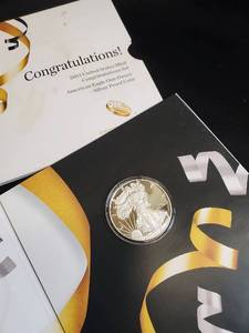 lot 92 image: 2013 American Eagle One Ounce Silver Proof Coin with Certificate