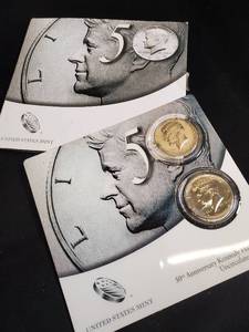 2014 50th Anniversary Kennedy Half Dollar Uncirculated Coin Set