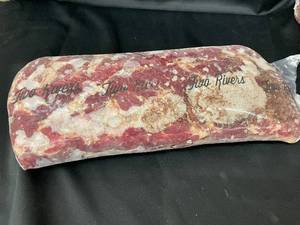 B - Frozen Boneless Beef Ribeye Roll Approx 12LBs- Needle Tenderized