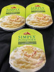 L - Set of 3 Simply Potatoes Garlic Mashed Potatoes 24 oz Containers