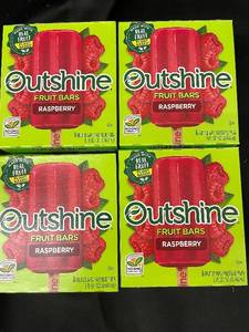 C - Outshine Raspberry Fruit Bars - Set of 4 Boxes