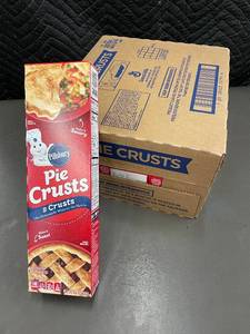 lot 17 image: M - Bulk Box of 12 Pillsbury Pie Crusts (14.1 oz each)