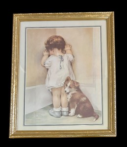 lot 44 image: In Disgrace Framed Print by Bessie Pease