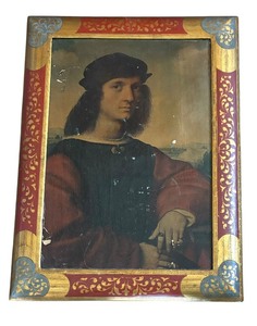 lot 45 image: Angelo Doni Portrait Print by Raffaello Sanzio