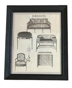 lot 101 image: Thomas Sheraton Furniture Print