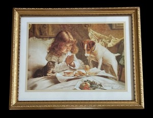 lot 132 image: Suspense Print by Charles Burton
