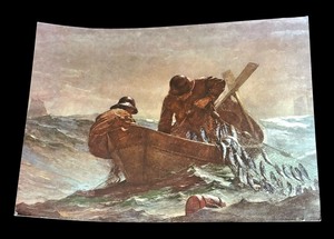 lot 162 image: The Herring Net Unframed Print by Winslow Homer
