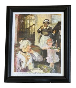 lot 170 image: Refreshment Time Promotional Framed Print for Coca Cola