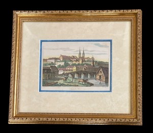 lot 196 image: View of Saint Lo Lower Normandy France Framed Print