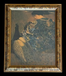 lot 197 image: The Mandarin Robe Framed Print by Arthur Frank Mathews