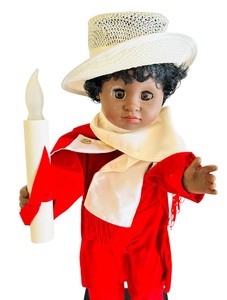 lot 63 image: Vintage Animated Child with Lighted Candle