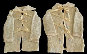 lot 52 image: Adorable Vintage Infant Sweaters
