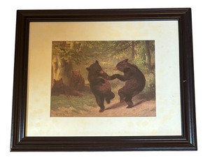 lot 220 image: Dancing Bears Framed Print by William Beard