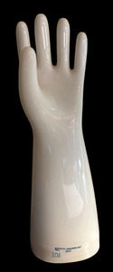lot 205 image: Vintage Colonial Insulator Company Rubber Glove Mold