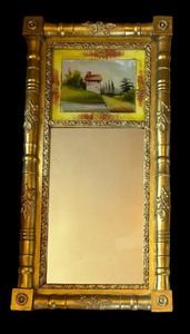 lot 217 image: Vintage Gilded Wall Mirror