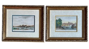 lot 234 image: Two Beautiful Petite Framed Etching Prints