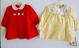 lot 224 image: Two Pretty Vintage Toddler Dresses