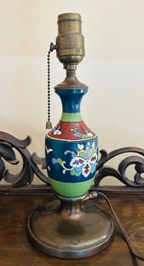 lot 226 image: Vintage Austrian Amphora Table Lamp