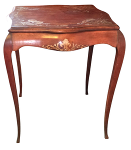 lot 272 image: Antique French Louis XV Style Inlaid Parlor Table