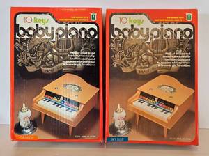 lot 305 image: Pair of Vintage Baby Pianos