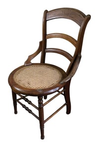 lot 436 image: Vintage Caned Seat Chair