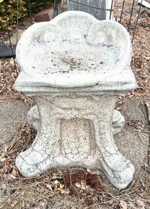 lot 500 image: Charming Cement Garden Stool
