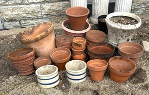 lot 503 image: Assorted Pots and Planters