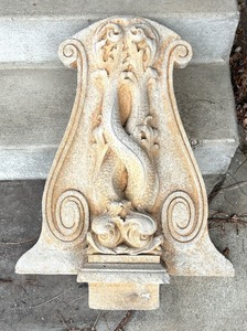 lot 509 image: Cement Yard Decor  Fountain Top