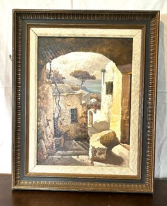 lot 515 image: Gorgeous Tuscan Original Painting