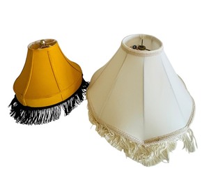 lot 520A image: Two Fringed Lampshades