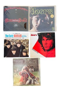 lot 465 image: Vintage Vinyl Records including The Doors, The Early Beatles and More