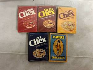 lot 90 image: 5 Custom Playing Card Decks (Chex and Planters)