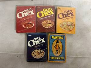 lot 93 image: 5 Custom Playing Card Decks (Chex and Planters)