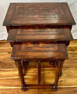 lot 10 image: Arhaus Furniture Middleton 3 Nesting Tables