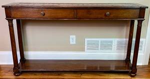 lot 11 image: Arhaus Furniture Console Table