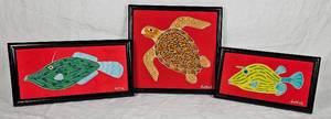lot 30 image: Three Batik Prints by Dietrich