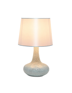 lot 207 image: Simple Designs Mosaic Genie Table Lamp - Champagne