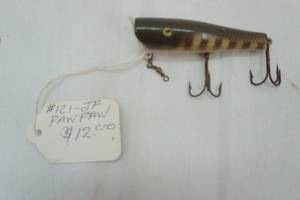 lot 55 image: Vintage Paw-Paw Fishing Lure