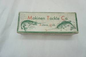 lot 71 image: Vintage Maki lure Makinen Tackle Co.