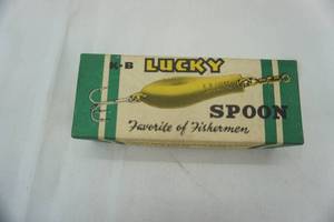 lot 83 image: Vintage K-B Lucky Fishing Spoon Superior WIS
