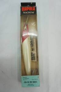 lot 87 image: Vintage Rapala Magnum Sinking Plongeant Redhead
